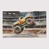 Monster Truck Area Rug for Nursery and Kids Rooms - Leapin' Legend