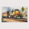 Train Rug for Nursery and Kids Rooms - Choo Choo Charm