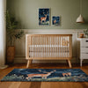 Deer Area Rug for Nursery and Kids Rooms - Celestial Stag Watch