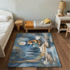 Nursery and Kids Bear Rug - Midnight Tale Teller