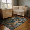 Nursery and Kids Bear Rug - Midnight Tale Teller