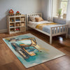 Construction Rug for Kids and Nursery Rooms - Little Earth Mover