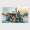 Nursery and Kids Construction Rug - Tractor Trek Todd