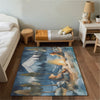 Bear Rug for Nursery and Kids Rooms - Bear Bonfire Bash