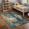 Bear Rug for Nursery and Kids Rooms - Bear Bonfire Bash