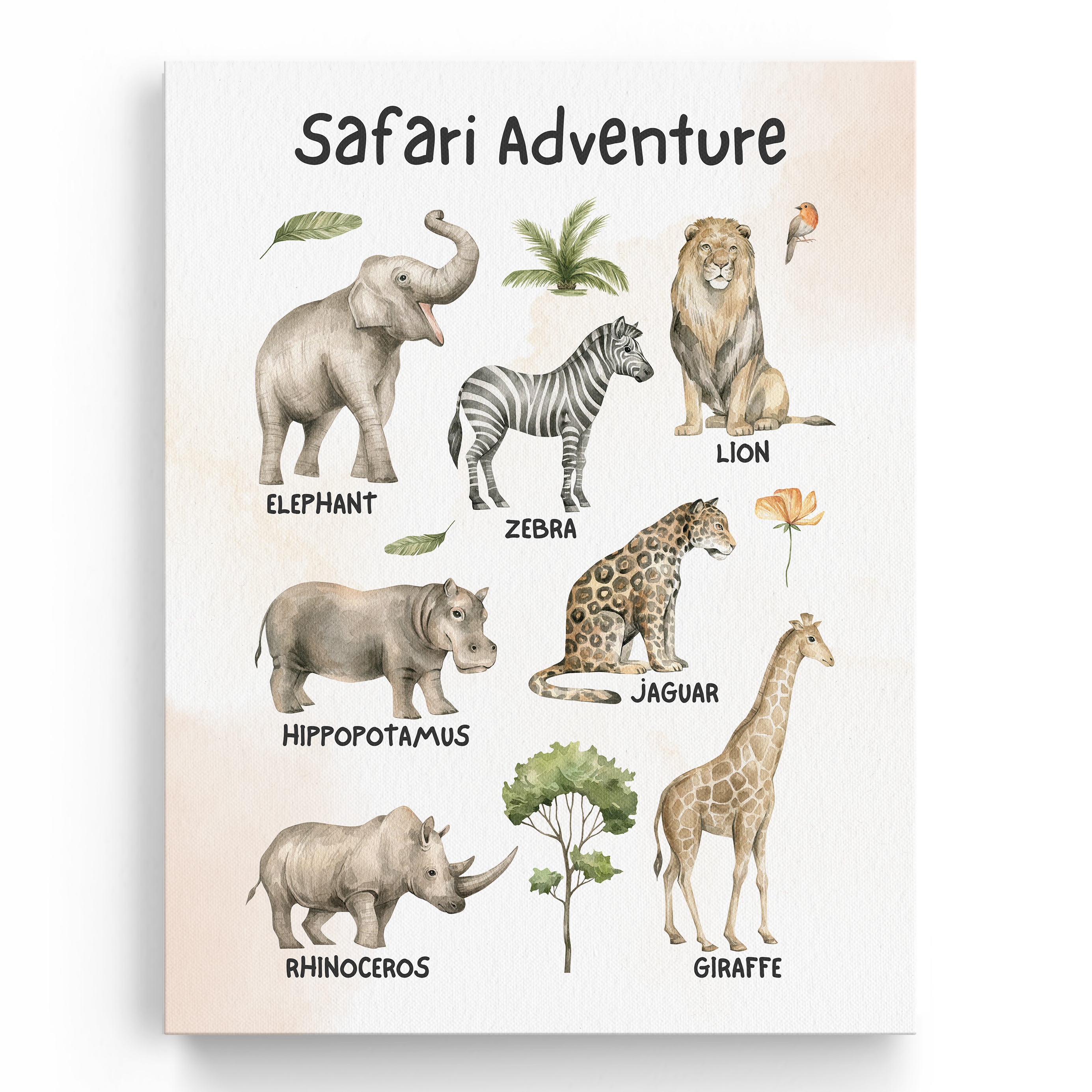 Educational Safari Wall Art