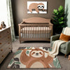 Sloth Rug for Nursery and Kids Rooms - Chillaxing Sloth