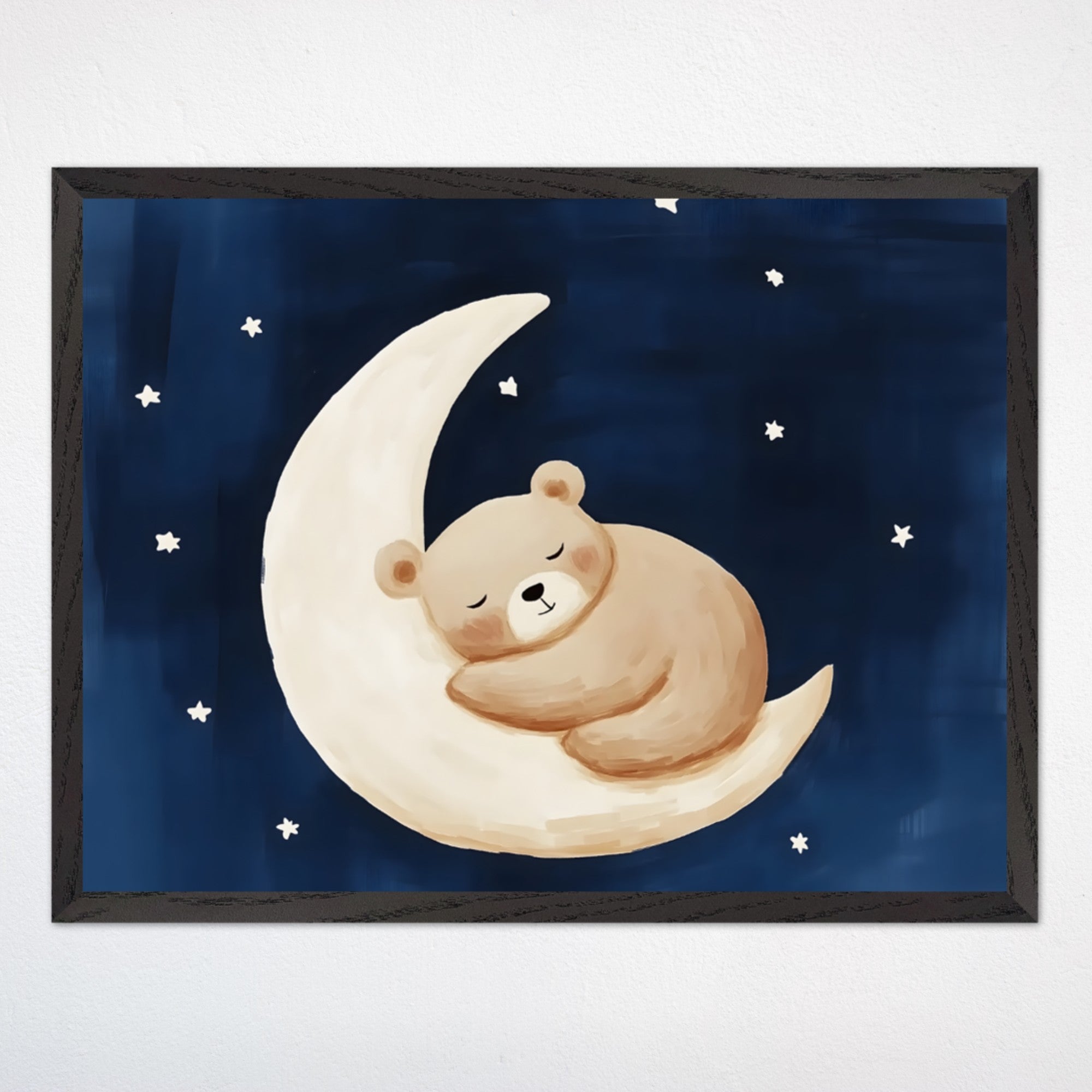 Space Wall Art for Kids and Nursery Rooms - Cosmic Nap