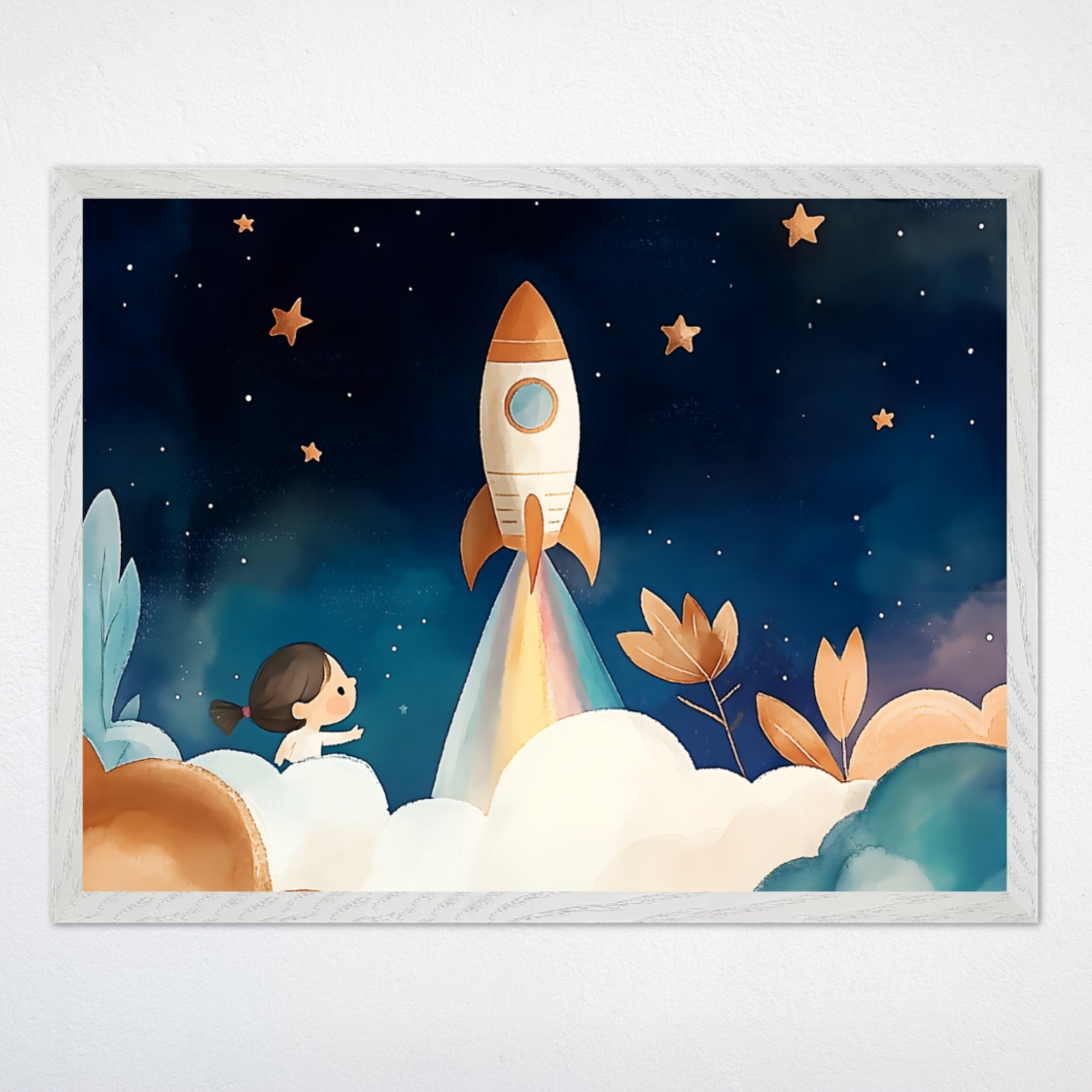 Space Wall Decor for Kids and Baby Rooms - Galaxy Bound