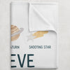 Space Personalized Blanket for Babies and Kids