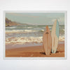 Surfing Adventure Wall Art for Nursery, Playroom or Kids Bedrooms - Beach Surfboard Decor - Wave Riders