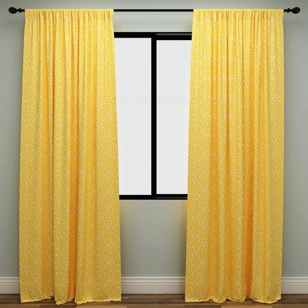 Tali Spice Yellow Kids Curtains