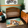 Tiger Rug for Kids and Nursery Rooms - Motorcat Madness