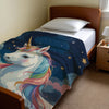 Unicorn personalized blankets for kids and babies - Starry Unicorn