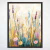 Wildflower Wall Art for Nursery, Playroom or Kids Bedrooms – Soft Pastel Floral Meadow in Watercolor Style - Pastel Meadow