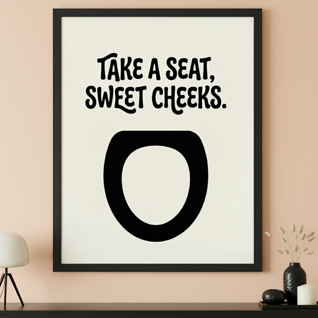 Personal Sanctuary - Bathroom Framed Wall Art for Living Room, Bedroom or Office