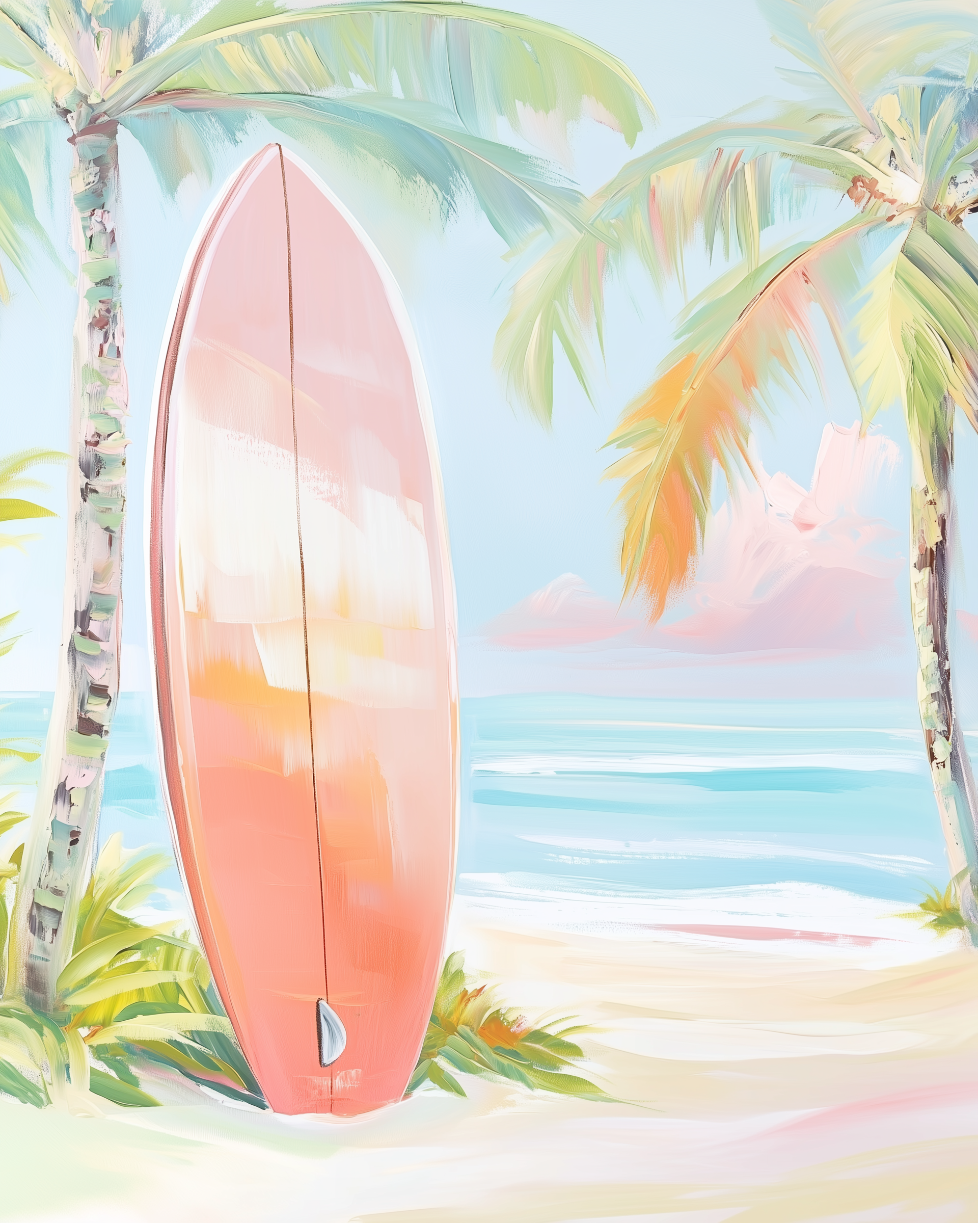 Coastal Surf - Beach Framed Wall Art for Living Room, Bedroom or Office