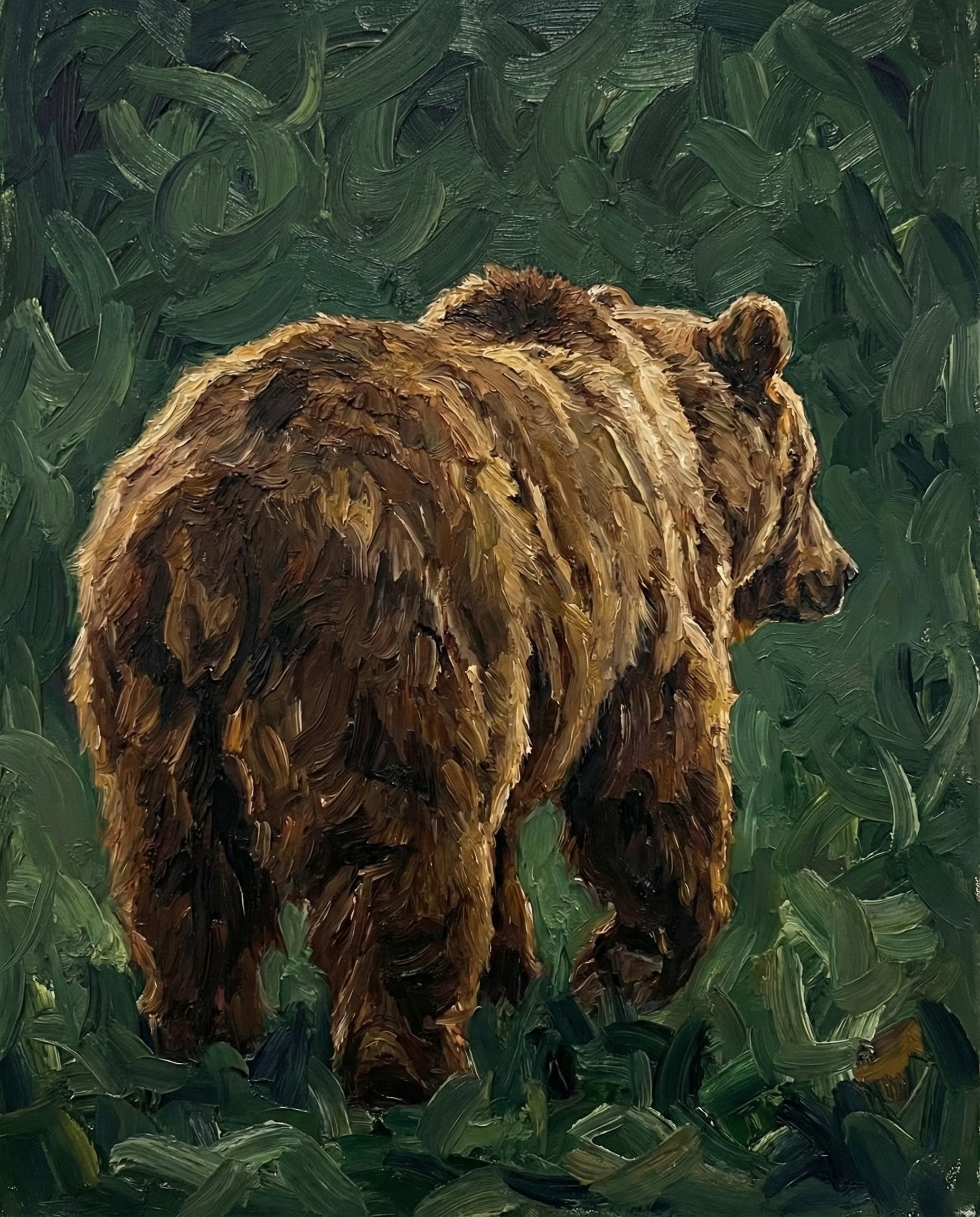 Wilderness Roam - Bear Framed Wall Art for Living Room, Bedroom or Office