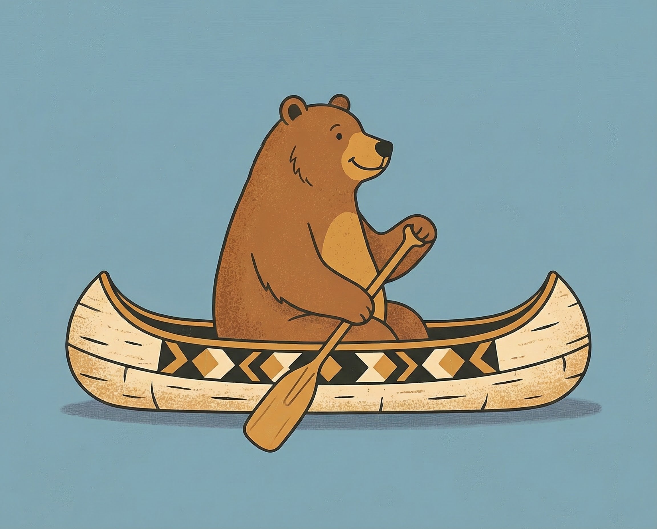 River Beary Tale - Bear Framed Wall Art for Nursery, Playroom or Kids Bedrooms