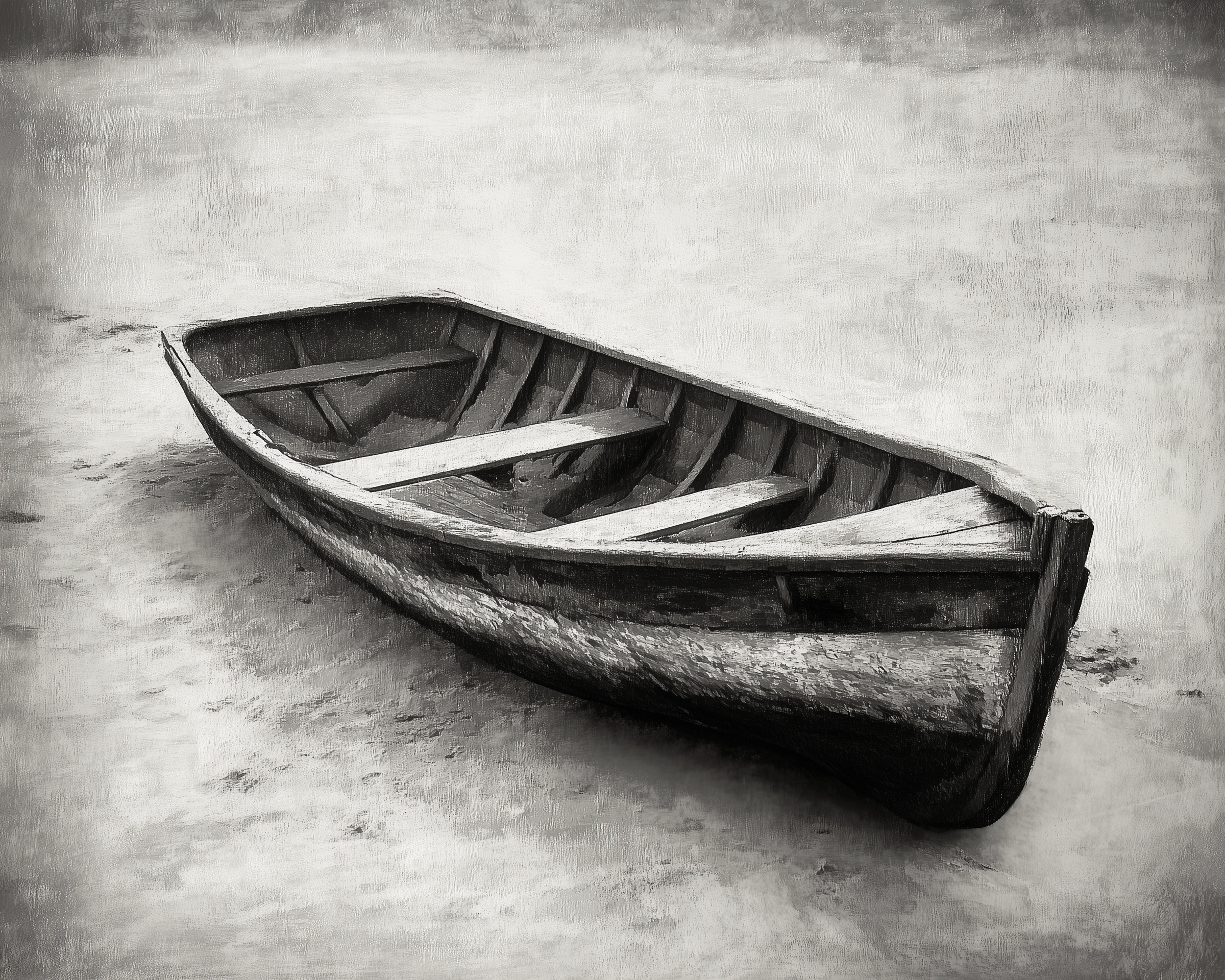 Coastal Solitude - Boat Framed Wall Art for Living Room, Bedroom or Office