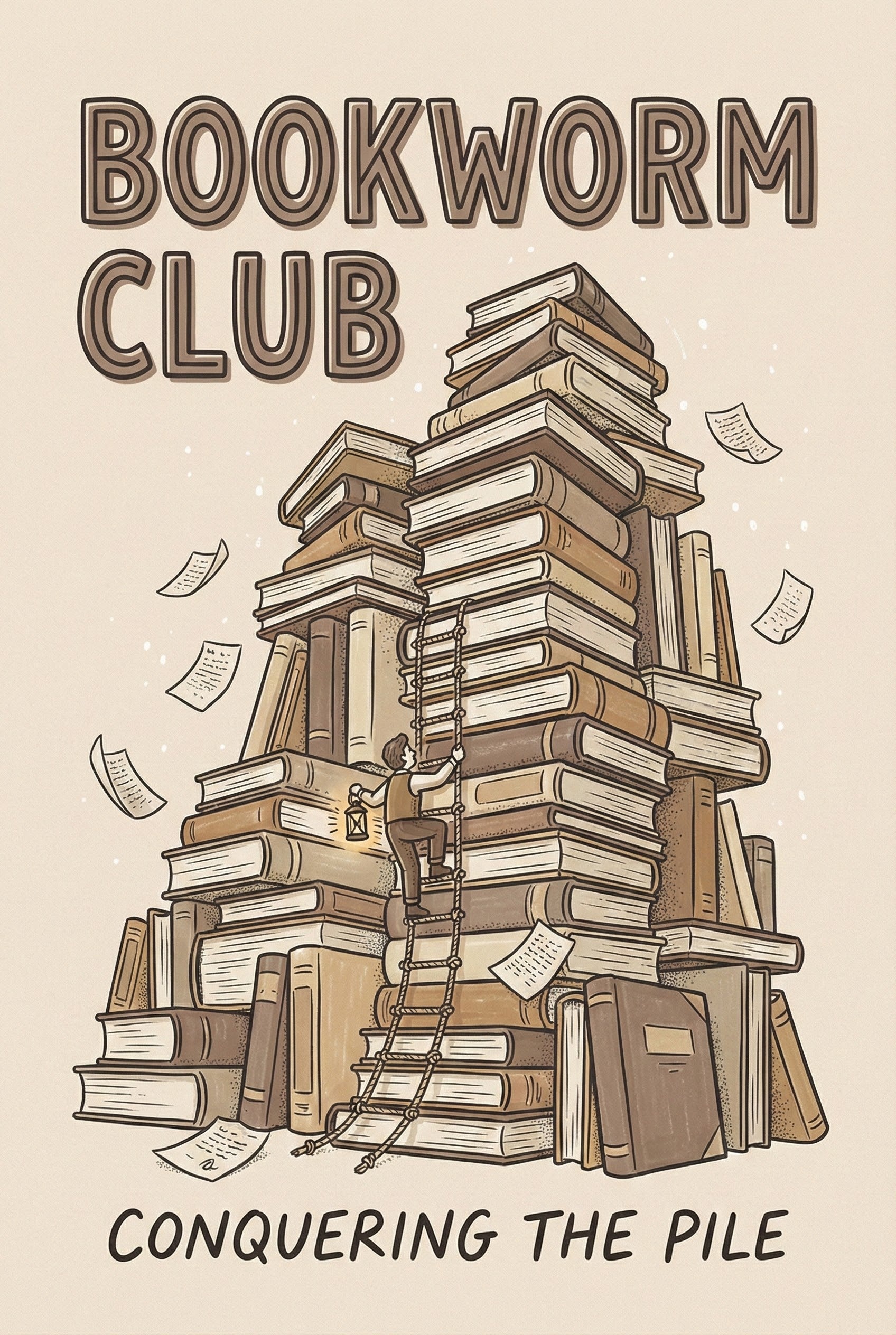 Knowledge Spire - Books Framed Wall Art for Living Room, Bedroom or Office