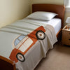 Car personalized blanket for newborn and kids - Vintage Vroom