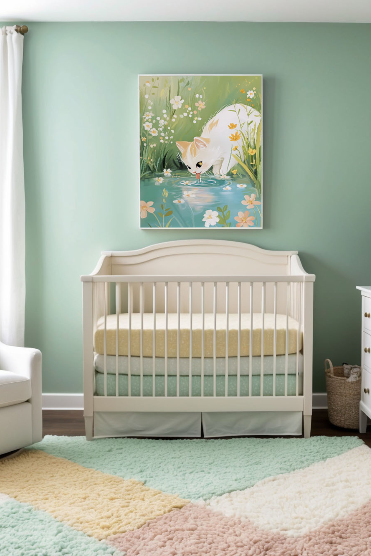 Cat Wall Art for Nursery and Kids Rooms Shop Now!