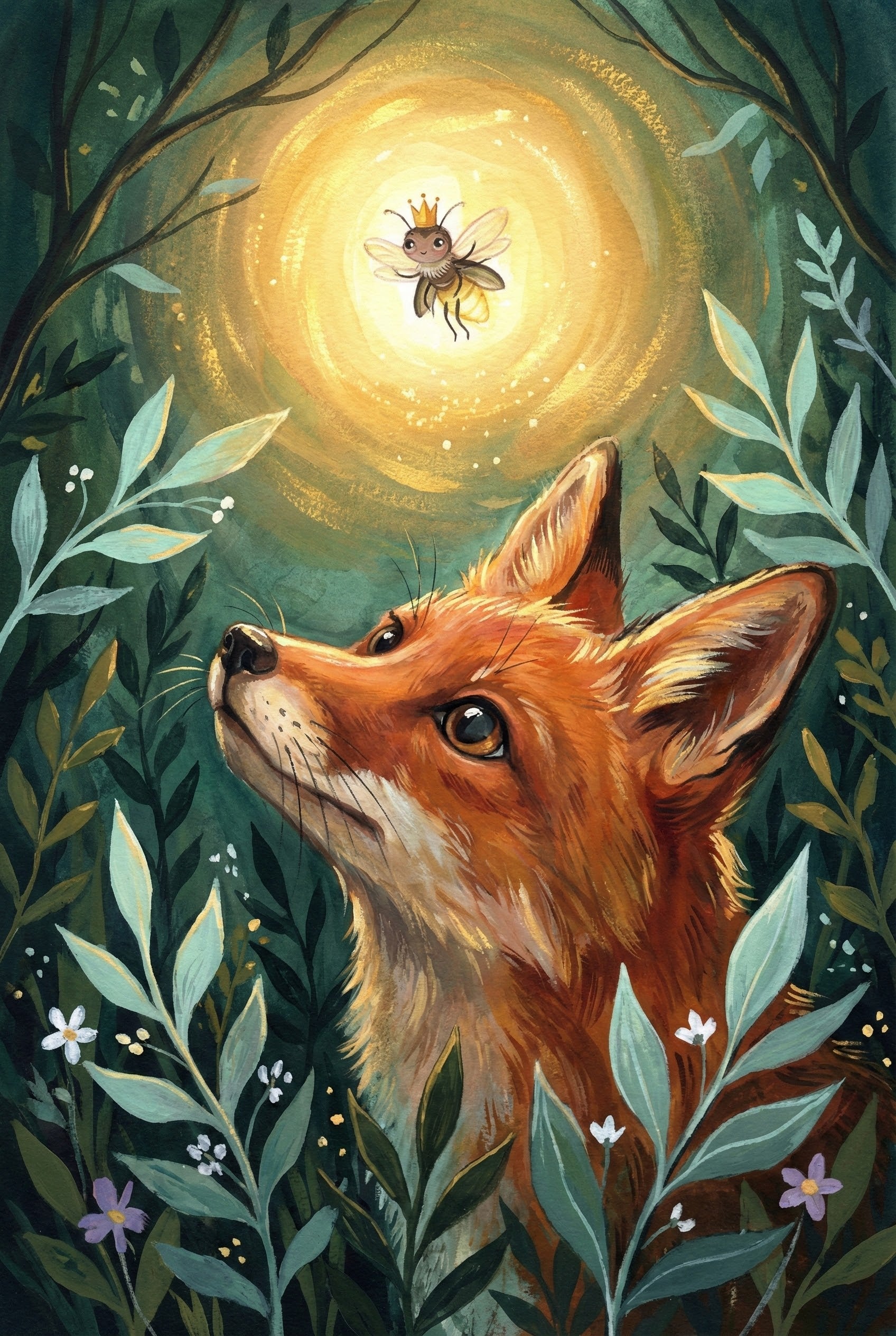 Fox Framed Wall Art | Kids & Nursery Decor by Teepee Joy