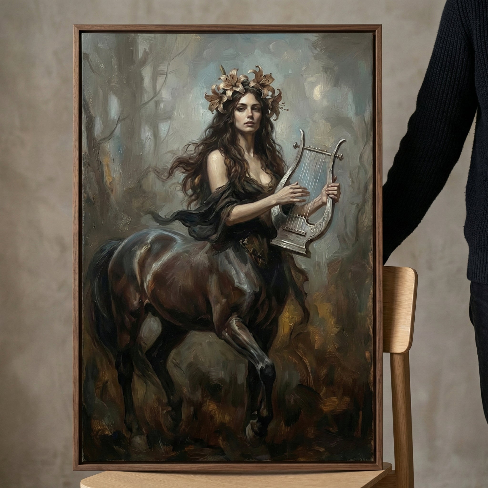 Sylvan Lyrist - Centaur Framed Wall Art for Living Room, Bedroom or Office