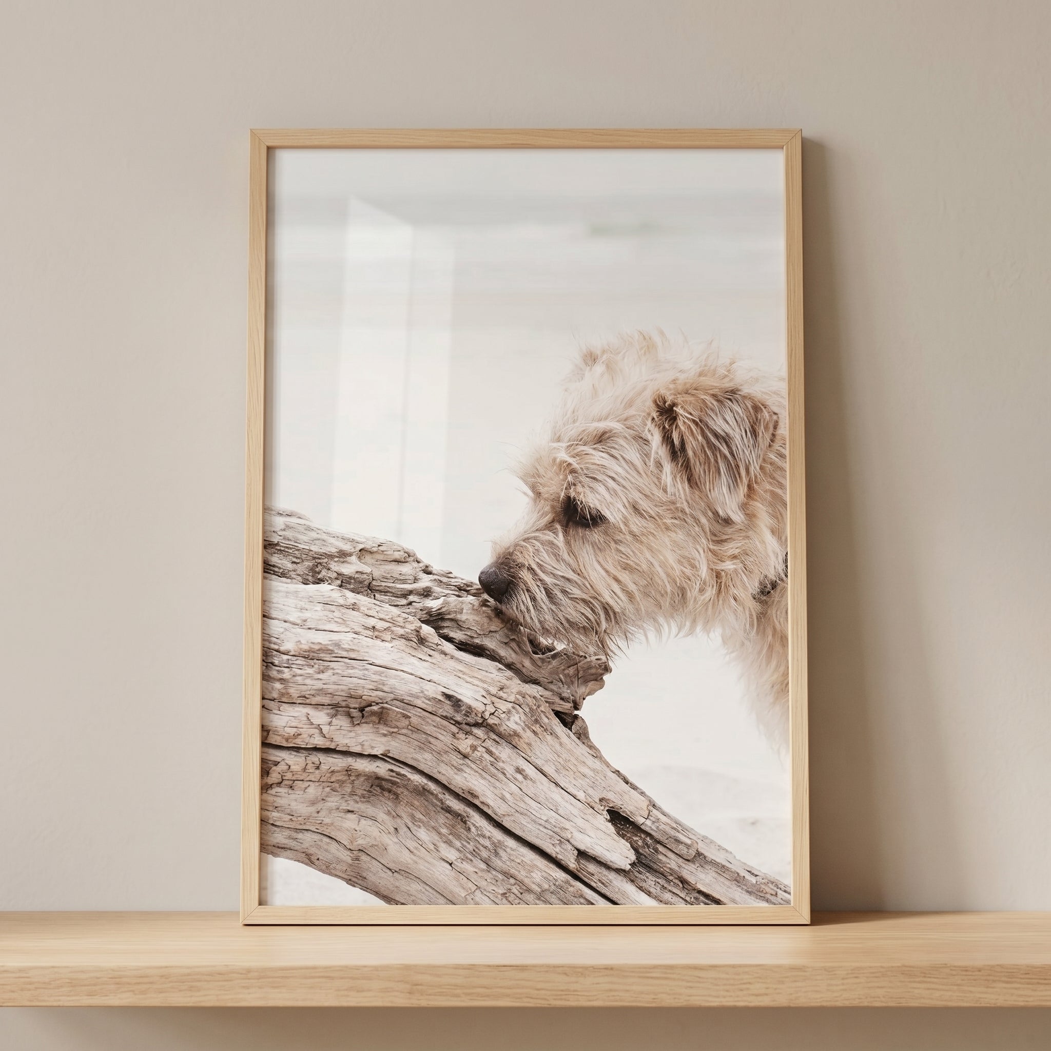 Coastal Driftwood Dog Wall Art - Driftwood Discovery