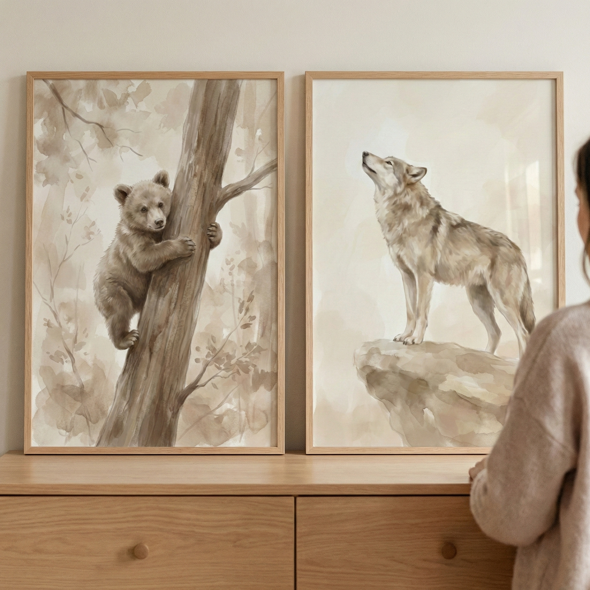 Woodland Print Set of 2 - Wilderness Spirit Pair