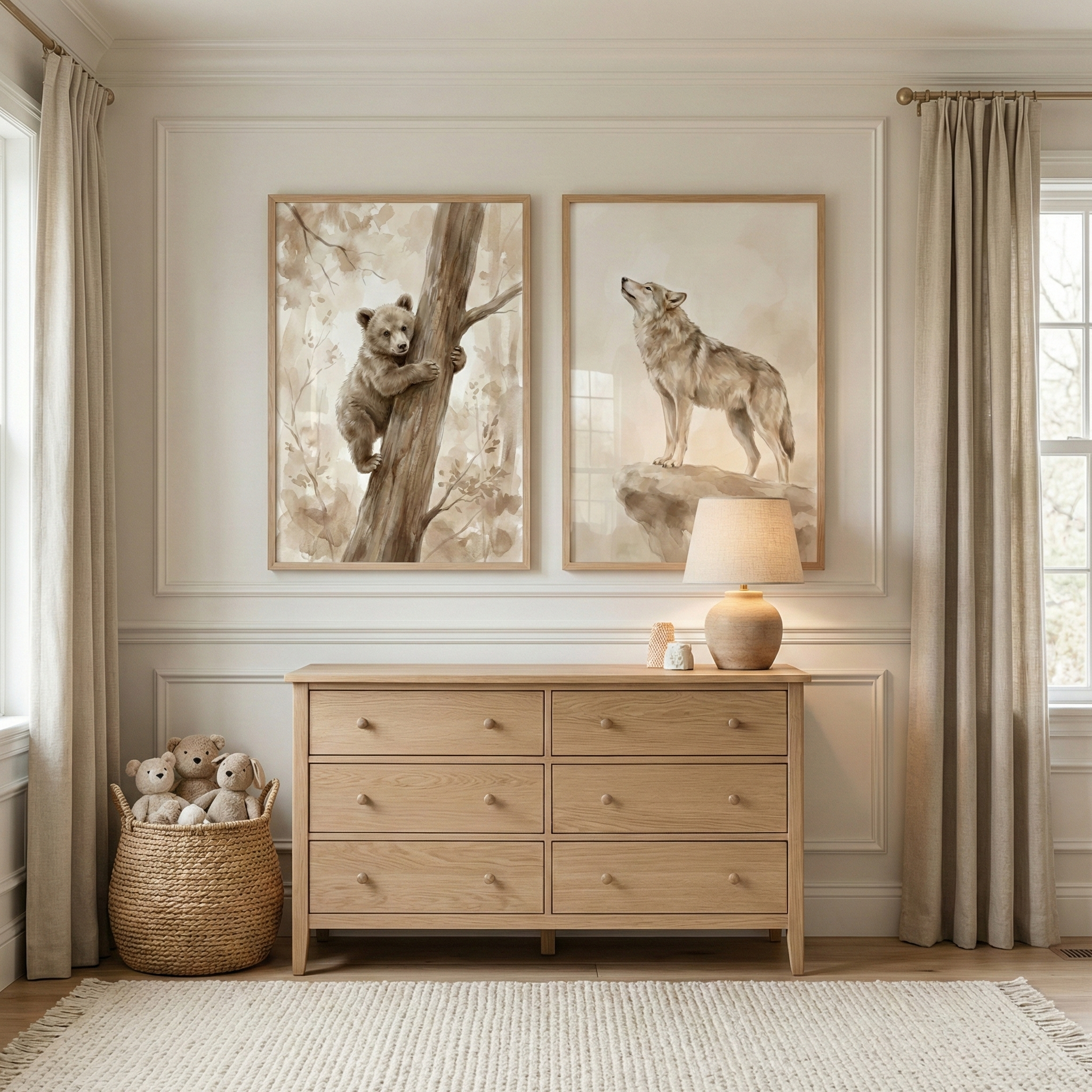 Woodland Print Set of 2 - Wilderness Spirit Pair