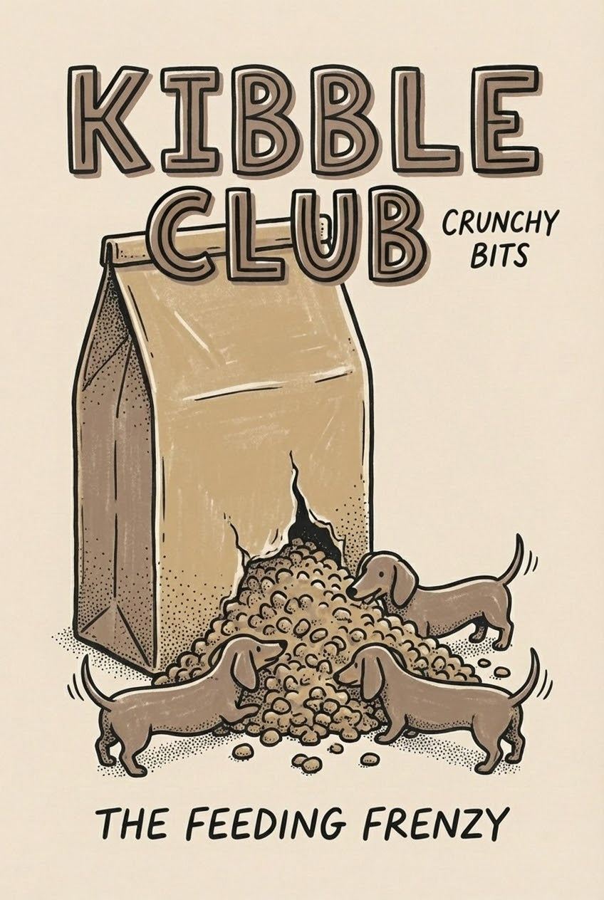 Joyful Paws - Dogs Framed Wall Art for Living Room, Bedroom or Office