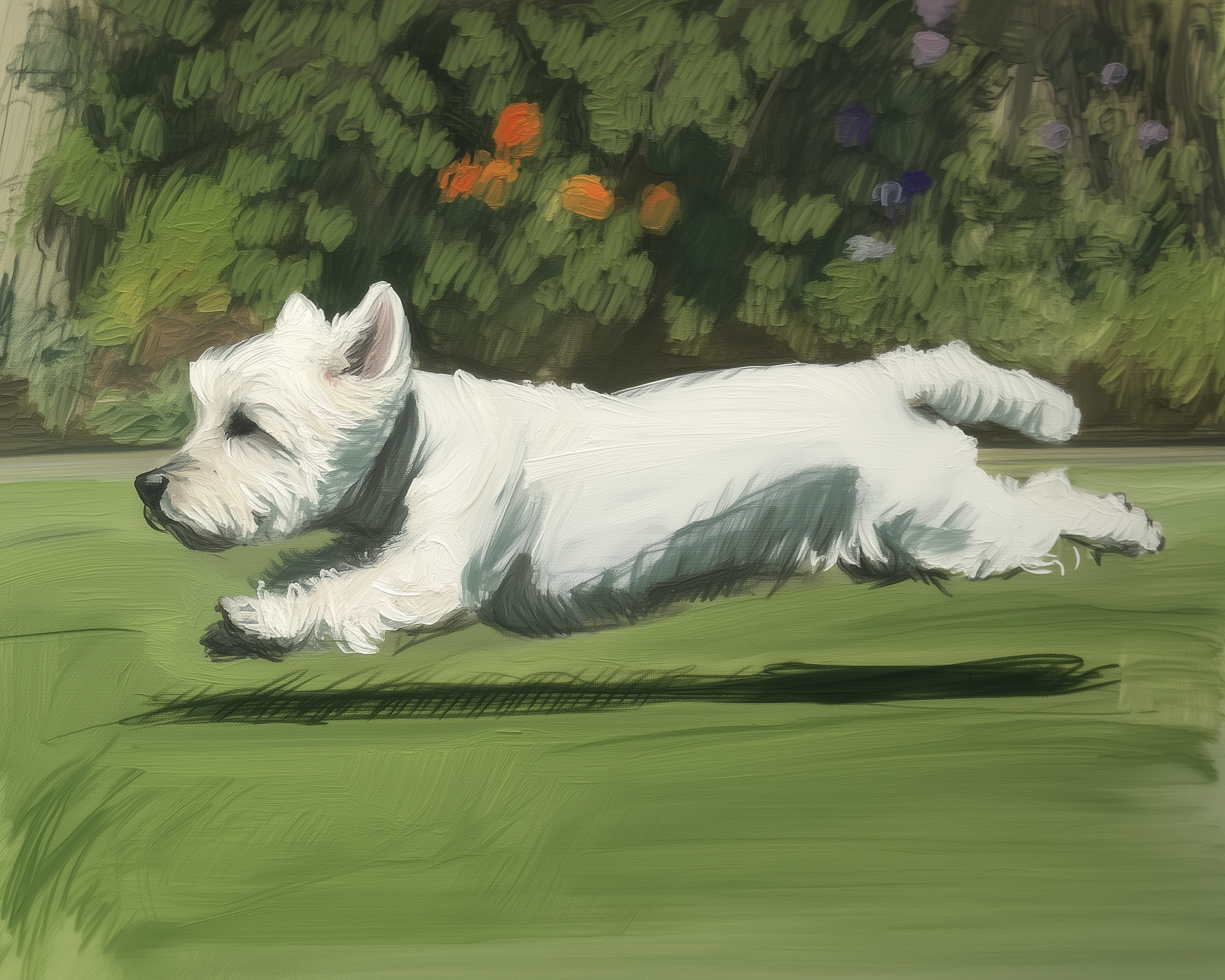 Joyful Spirit - Dog Wall Art for Living Room, Bedroom or Office