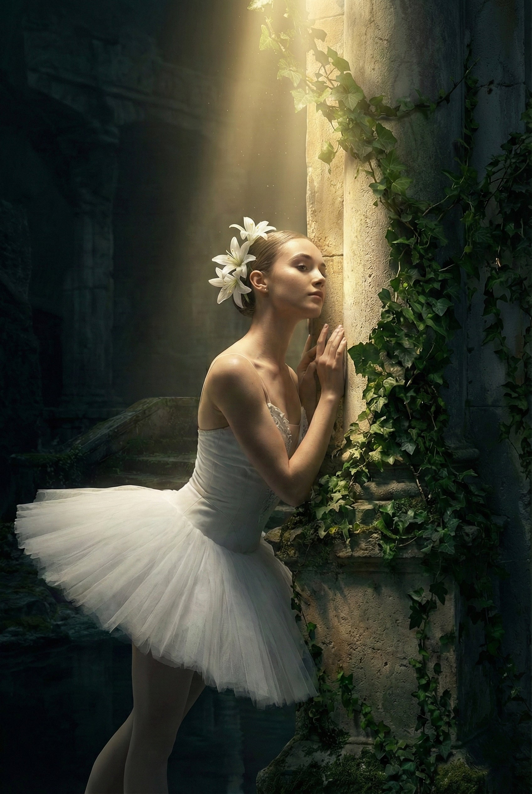 Ethereal Ballerina Art - Ethereal Lily Grace
