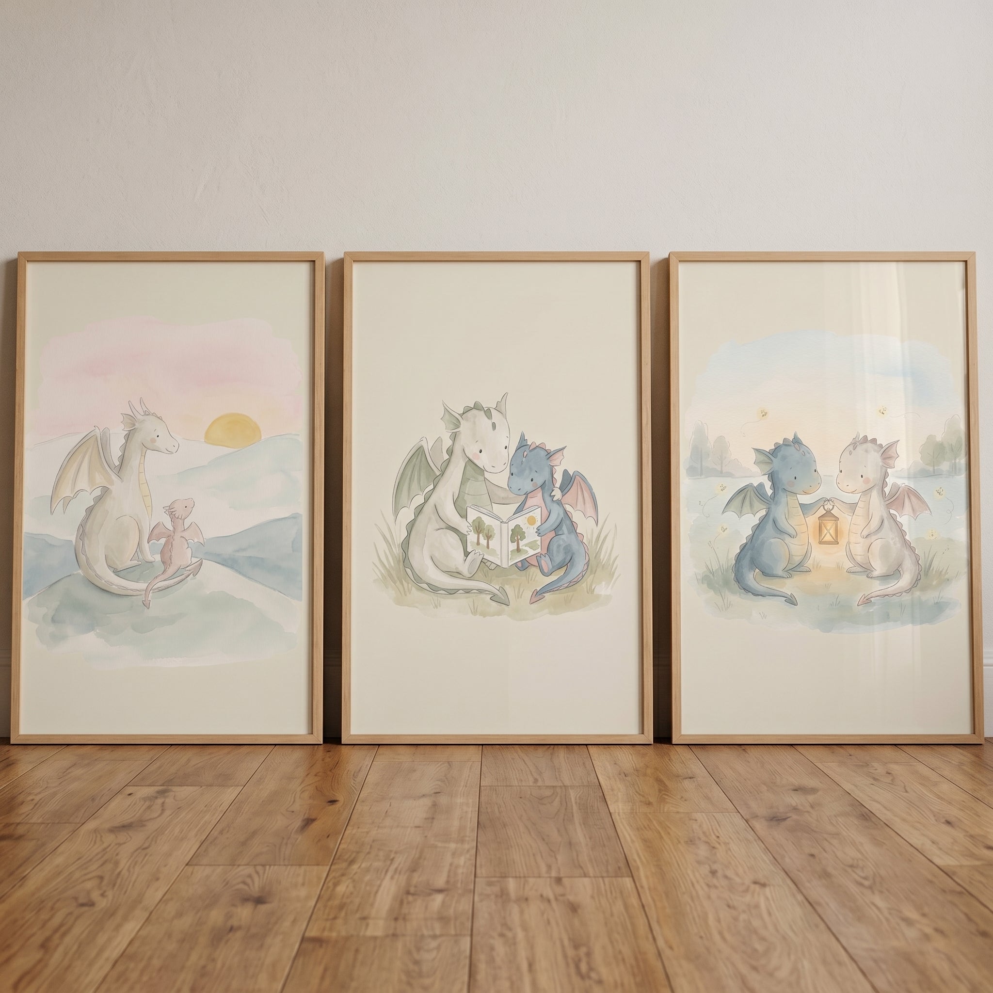 Dragon Art for Kids Rooms | Teepee Joy