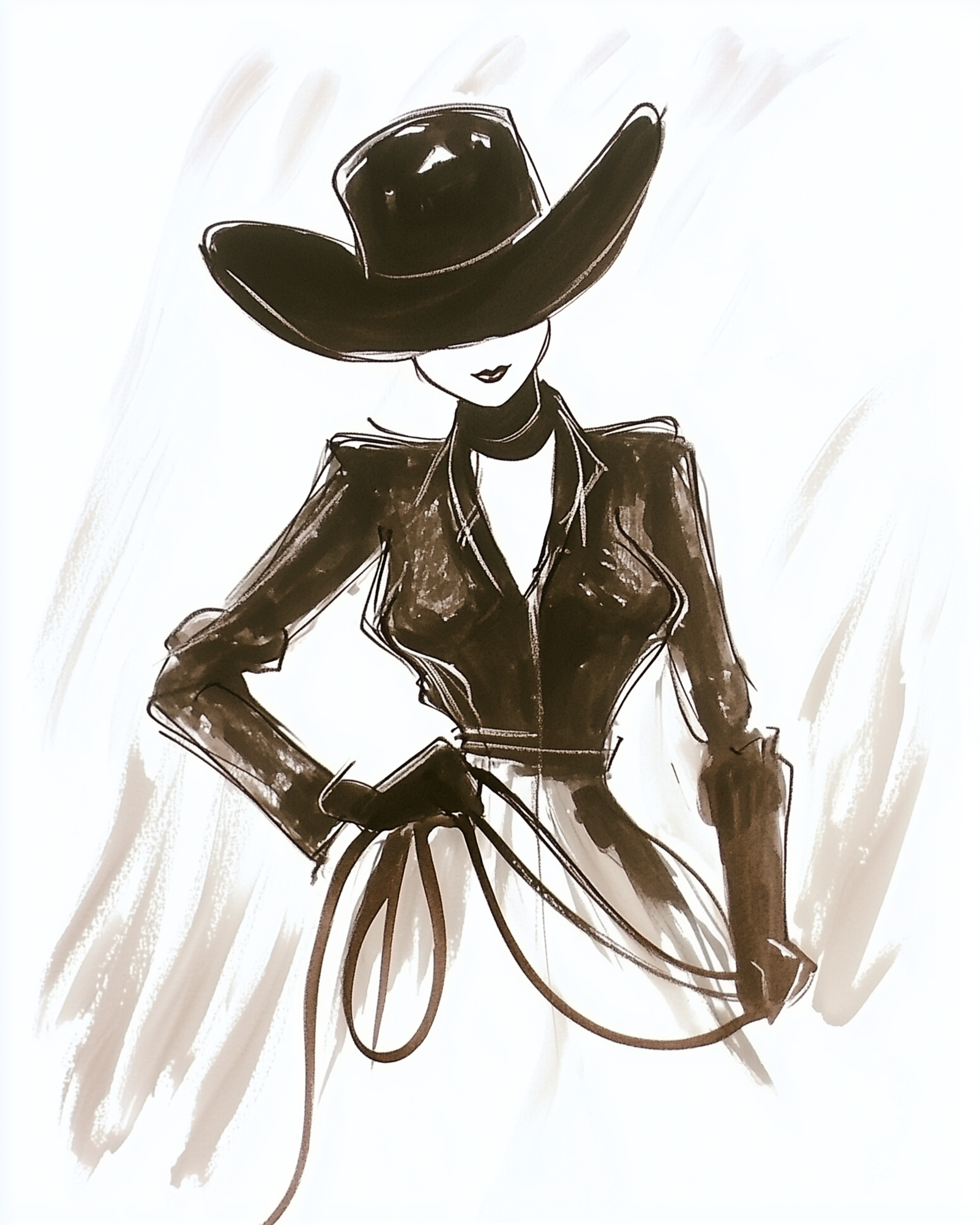 Chic Silhouette - Fashion Wall Art for Living Room, Bedroom or Office