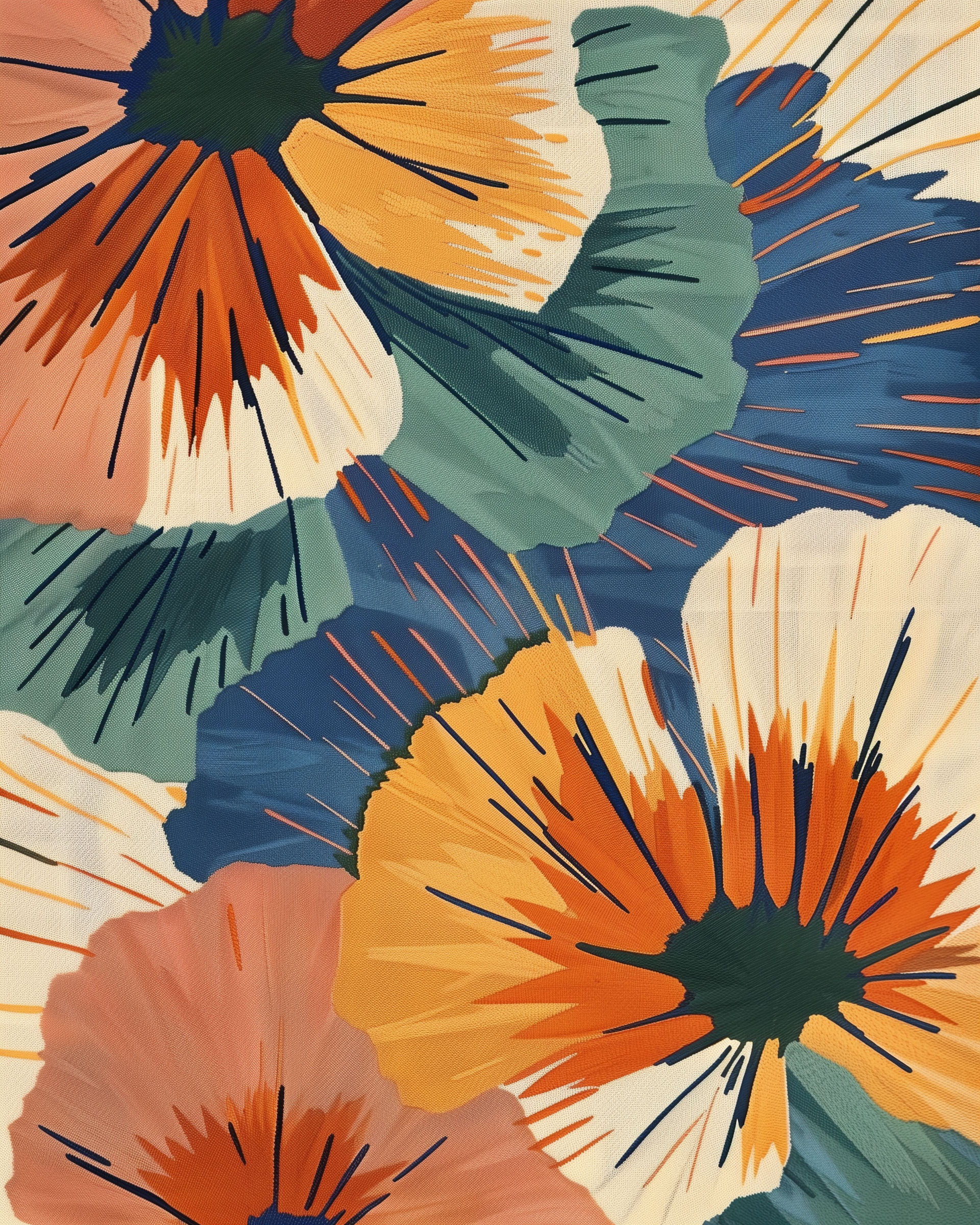 Summer Canvas - Flowers Wall Art for Living Room, Bedroom or Office