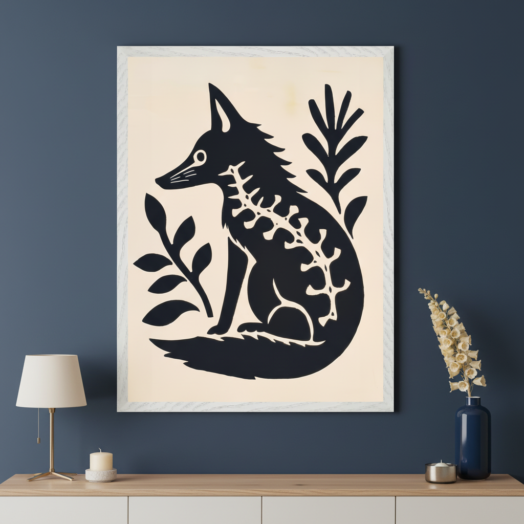 Spirit Fox - Fox Wall Art for Living Room, Bedroom or Office