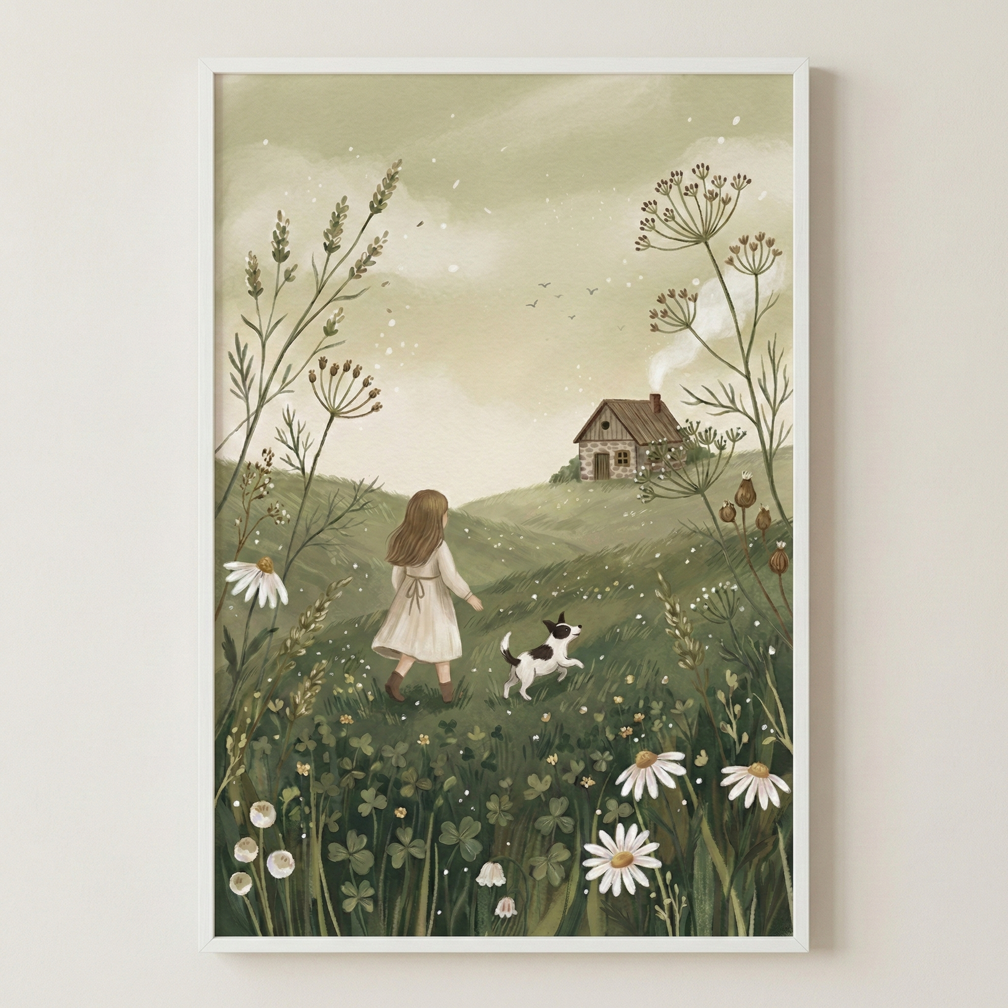 Girl Artwork - Meadow Cottage Trail