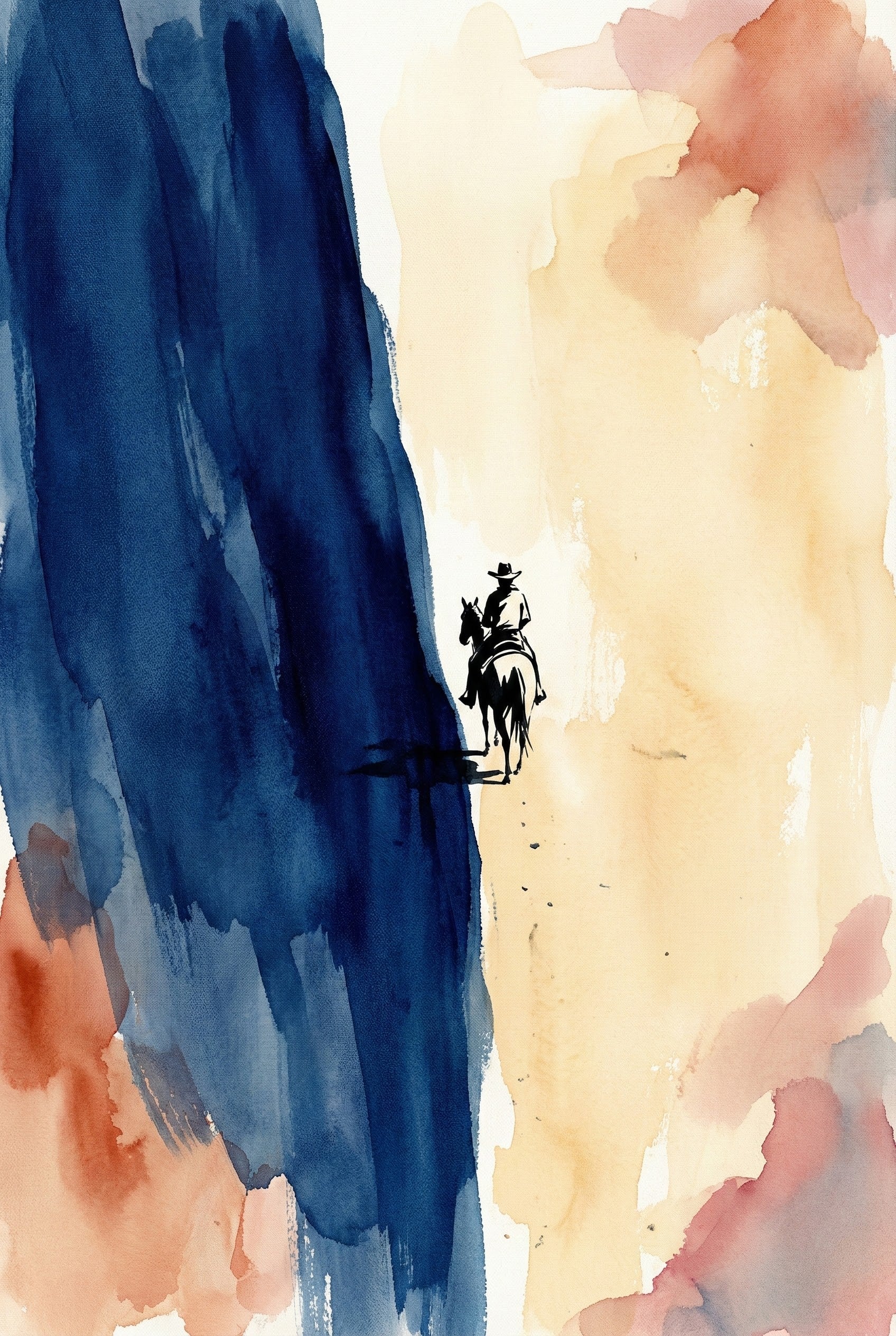 Canyon Spirit - Cowboy Framed Wall Art for Living Room, Bedroom or Office