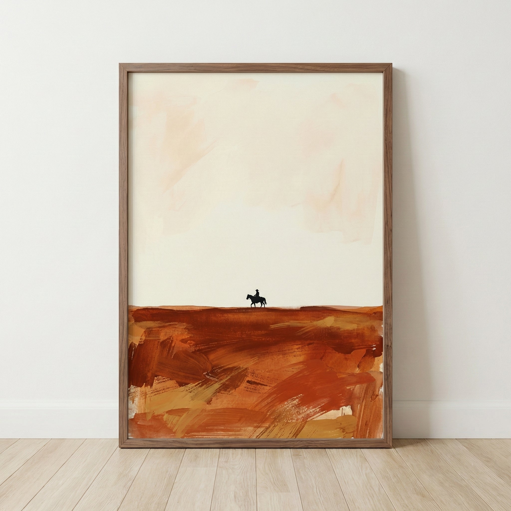 Quiet Odyssey - Western Framed Wall Art for Living Room, Bedroom or Office