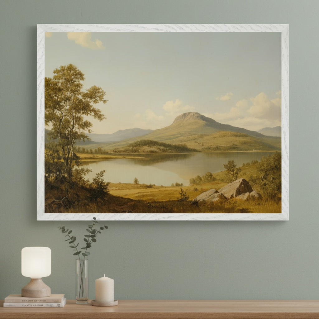 Stillness Captured - Landscape Framed Wall Art for Living Room, Bedroom or Office