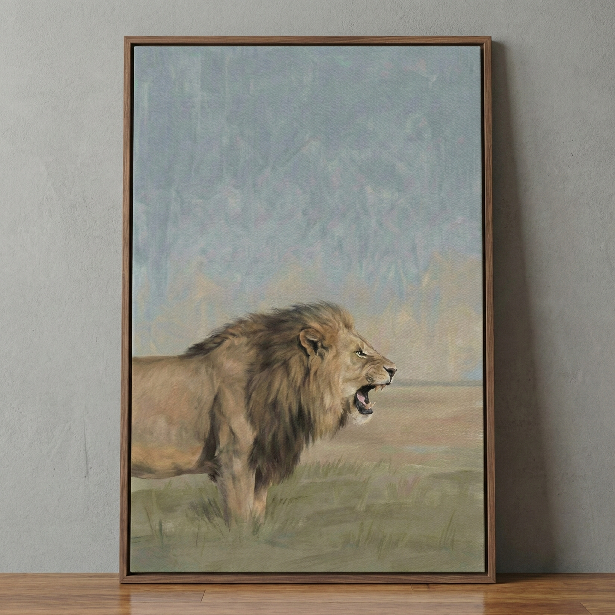 Lion Majestic Mane Wall Art - King's Roar
