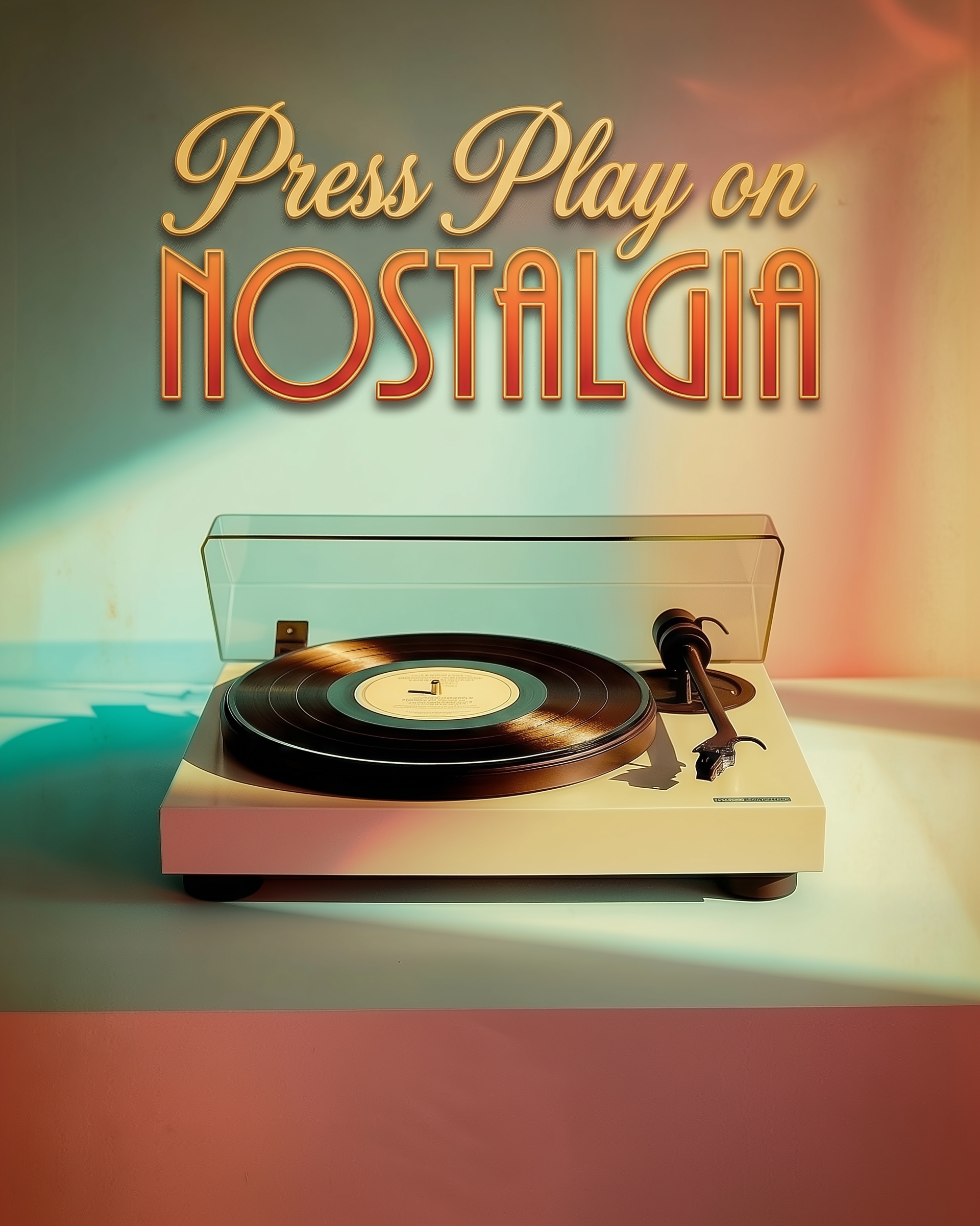 Nostalgic Rhythms - Nostalgia Framed Wall Art for Living Room, Bedroom or Office