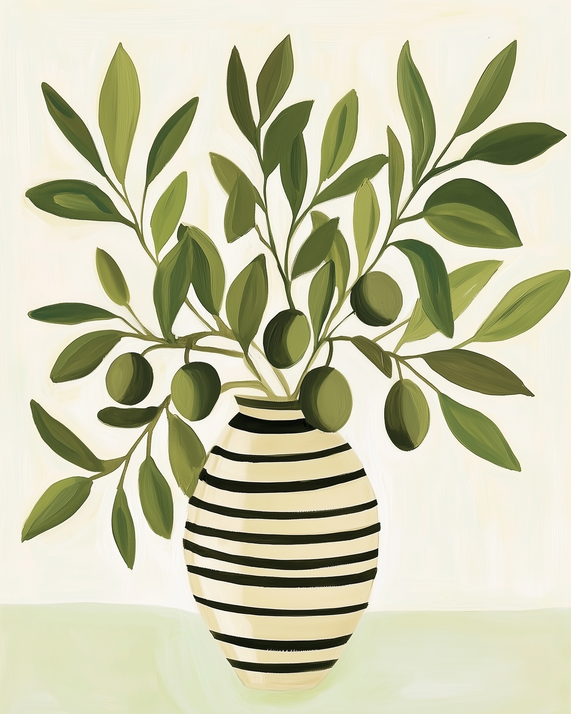 Timeless Olives - Olives Wall Art for Living Room, Bedroom or Office