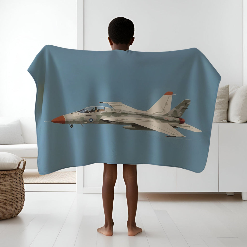 Airplane personalized blanket for babies and kids - Sky Speedster