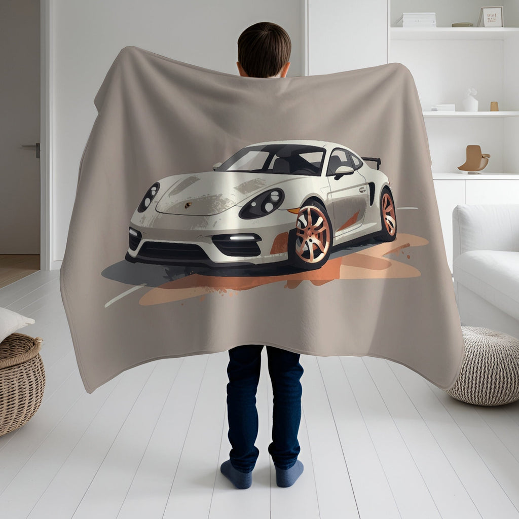 Car personalized blankets for kids and babies - Fast Flash