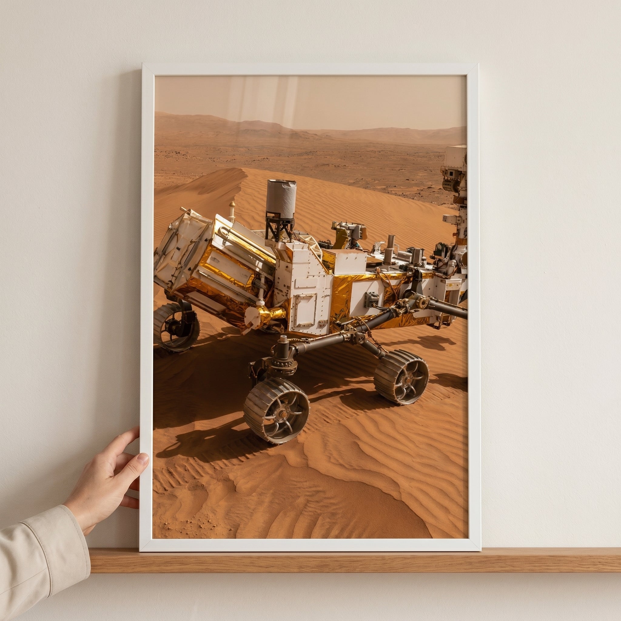 Red Planet Sand Rover Wall Art - Red Planet Scout