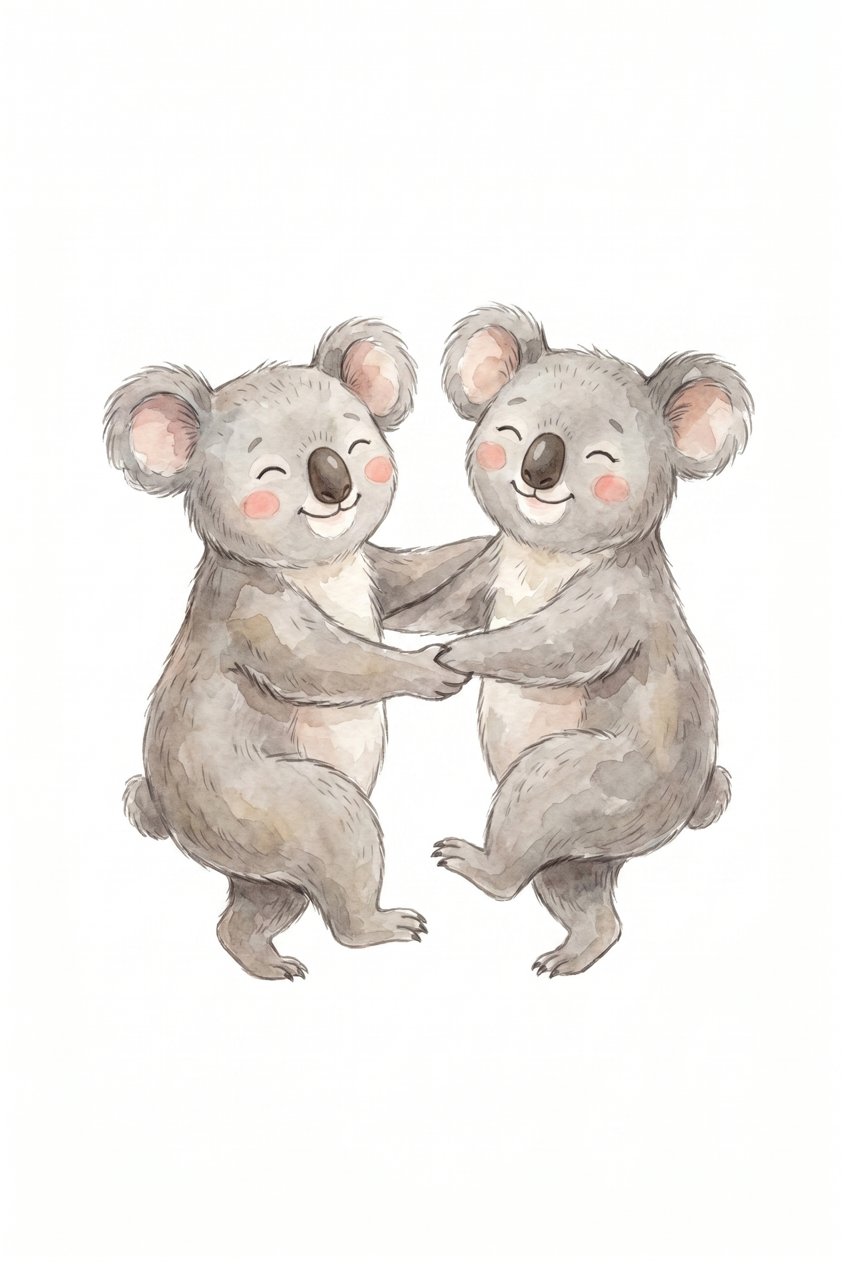 Rosy Cheek Dancing Koala Wall Art - Dancing Koala Friends